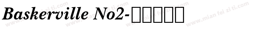 Baskerville No2字体转换